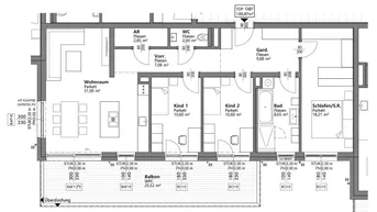 Expose Engerwitzdorf | Mittertreffling - Neubau 4 ZI-Wohnung mit großem Balkon - Nähe JKU!