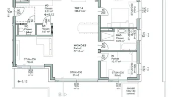 Expose Helle 4-Zimmer Wohnung mit großer Dachterrasse im Herzen von Leonding - Erstbezug!