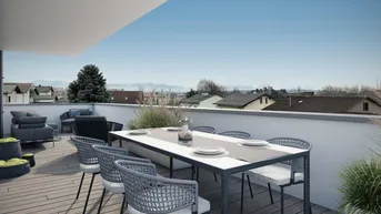 Expose Sattledt | Hauptstraße - Neubau mit Tiefgarage, Lift, Dachterrasse und PV-Anlage - werthaltige Ziegelmassivbauweise - jetzt informieren!
