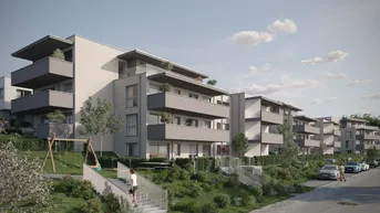 Expose BAUBEGINN ERFOLGT - Hochwertige 3 Zimmer-Neubauwohnung mit Balkon in Mitterteffling
