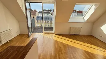 Expose SONNIGE DACHMAISONETTE MIT BALKON in schönem ALTBAU 1100 Wien