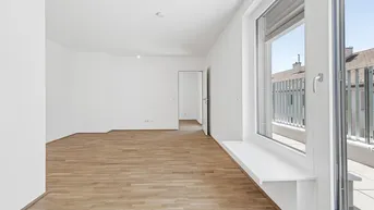Expose Neubau: helle &amp; ruhige 2-Zimmerwohnung mit Außenfläche | Luftwärmepumpe &amp; Photovoltaikanlage | Schlüsselfertig