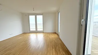 Expose Einzigartige DG-Wohnung mit 45 m² Terrasse und Weitblick | 3 Zimmerwohnung | Klimaanlage | U2 Aspernstraße direkt vor der Tür |Top 3.83