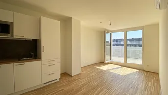 Expose Klimatisierte 2 Zimmer-DG-Wohnung mit 19 m² Terrasse | U2 Aspernstraße, BILLA und HOFER vor der Tür | Top 1.77