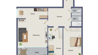 Expose Moderne 3-Zimmer-Wohnung mit Loggia in Wels – Ihr neues Zuhause für 198.000 €!