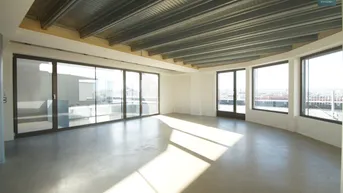 Expose The View! Penthouse Loft mit Dachterrasse samt Wien-Panorama-Blick in der Brotfabrik Wien!