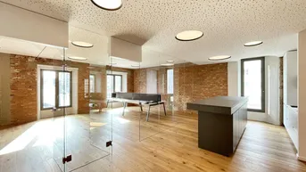 Expose Loft mit hochwertgier Ausstattung in ehem. Kornspeicher der Brotfabrik Wien! Stellplatz verfügbar!