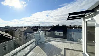 Expose Erstbezug: Hochwertige Luxus Dachgeschoss - Wohnung (klimatisiert) mit 3 Terrassen im trendigen Ottakring!