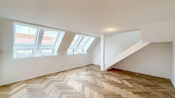 Expose Elevate 1090 – Erstbezug: Luxus Dachgeschoss - Maisonette Wohnung (klimatisiert) mit 1 Balkon und 1 Terrasse nahe U6 Alser Straße, AKH!