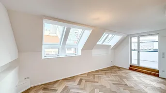 Expose Elevate 1090 – Erstbezug: Luxus Dachgeschoss - Wohnung (klimatisiert) mit Terrasse nahe U6 Alser Straße, AKH!