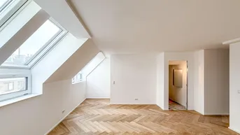 Expose Elevate 1090 – Erstbezug: Luxus Dachgeschoss - Maisonette Wohnung (klimatisiert) mit 1 Balkon und 1 Terrasse nahe U6 Alser Straße, AKH!