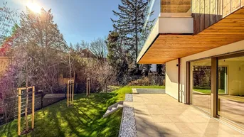 Expose Erstbezug: Garten - Maisonette - Apartment mit Terrasse und herrlichem Garten - Naturnahes Wohnen in Wien Hietzing – Exklusives Leben nahe dem Roten Berg!