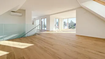 Expose Erstbezug: Penthouse - Maisonette - Apartment mit mehreren Freiflächen - Naturnahes Wohnen in Wien Hietzing – Exklusives Leben nahe dem Roten Berg!