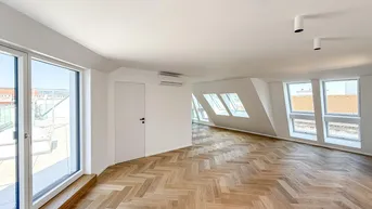 Expose Elevate 1090 – Erstbezug: Luxus Dachgeschoss - Maisonette Wohnung (klimatisiert) mit großer Dachterrasse nahe U6 Alser Straße, AKH!