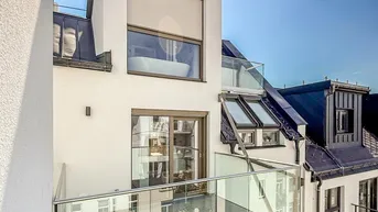 Expose Elevate 1090 – Erstbezug: Luxus Dachgeschoss - Maisonette Wohnung (klimatisiert) mit Balkon und Terrasse nahe U6 Alser Straße, AKH!