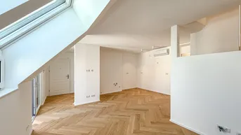 Expose Elevate 1090 – Erstbezug: Luxus Dachgeschoss - Maisonette Wohnung (klimatisiert) mit Balkon und Terrasse nahe U6 Alser Straße, AKH!