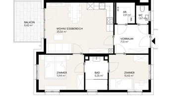Expose 3-Zimmer-Anleger-Wohnung - Neubau!