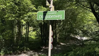 Expose Sonniges Baugrundstück in Graz-Andritz inkl. Wochenendhaus und kleinem Wald - Ruhige Lage mit viel Potenzial