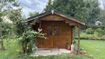 Expose Kleiner Baugrund mit Gartenhütte im Stadtzentrum von Köflach