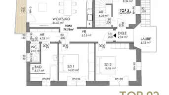 Expose 12er-Haus: neue 3-Zimmer Wohnung - ERSTBEZUG