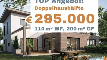 Expose Doppelhaushälfte belagsfertig mit Garten - unschlagbarer Preis! Leistbares Wohnen in Schwertberg