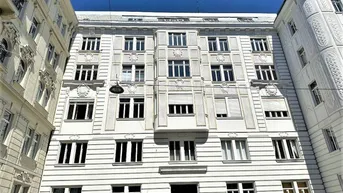 Expose MÖLLWALDPLATZ, gepflegte 90 m2 Altbau, 3 Zimmer, Extraküche, 2er-WG-geeignet, Duschbad, Parketten, Flügeltüren, U1-Nähe