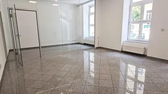 Expose KEILGASSE, straßenseitiges 114 m2 Geschäftslokal - Büro - Praxis, 3 Räume, Küche, Sanitäranlagen, Belvedere-Nähe