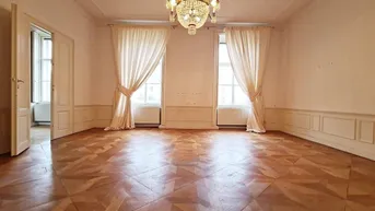 Expose SCHUBERTRING, STADTPARK, representativer 214 m2 Stilaltbau, 5 Zimmer, Extraküche, Wannenbad, Parketten, 3. Liftstock