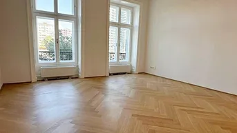 Expose SALZTORGASSE, ERSTBEZUG, 58 m2 Altbauwohnung, Wohnküche, 1 Zimmer, Duschbad, Parketten, 1. Liftstock