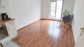 Expose MEISELSTRASSE, sonnige 21 m2 Neubau, Einzelwohnraum, Kochnische, Duschbad, 1. Liftstock, U3-Nähe