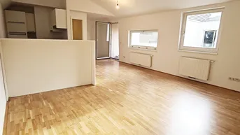 Expose PENZINGER STRASSE, 80 m2 Neubau inkl. 9 m2 Loggia, 2 Zimmer, Wohnküche, Wannenbad, Parketten, Ruhelage, Gartennutzung
