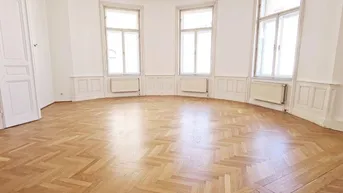 Expose SPITTELBERG, representatives 200 m2 Altbaubüro, Kanzlei oder Praxis, 4 Zimmer, Küche, Flügeltüren, 1. Liftstock, Stiftgasse