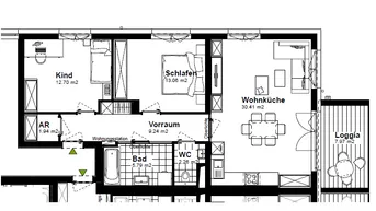 Expose Wohnpark Schwanbach - Whg.B12/2.OG