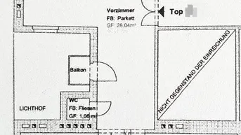 Expose BEFRISTETE ALTBAUWOHNUNG IN DER BURGGASSE