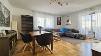 Expose Urfahr Auberg! Schöne 3-Zimmer-Wohnung mit Balkon, Küche möbliert ohne Ablöse, Parkplätze im Innenhof!
