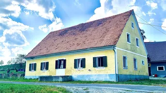 Expose Ursprüngliches Bauernhaus mit zwei großen Nebengebäuden bei Preding in der Weststeiermark!