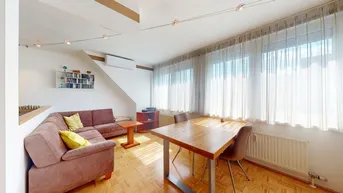 Expose DG Maisonette Nähe Alte Donau - Klimaanlage - Kleiner Balkon