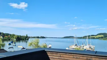 Expose Erstbezugs-Etagenwohnung mit eigenem Seezugang direkt am Obertrumer See!