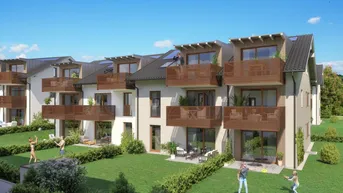 Expose Ortszentrum Hallwang - gemütliche 2 Zimmer Erstbezugs-Gartenwohnung mit Garten in ruhiger Lage!