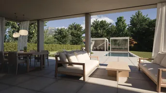 Expose BAUSTART ERFOLGT - Exklusive Erstbezugs-Wohnung mit traumhaftem Garten &amp; Pool direkt an der Salzach in der Josefiau!