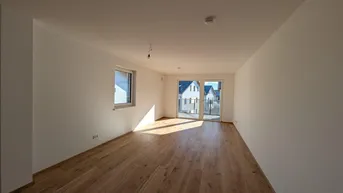 Expose Bezugsfertig - gemütliche 3 Zimmer Erstbezugs-Wohnung mit großzügigem Balkon im Ortszentrum Hallwang!