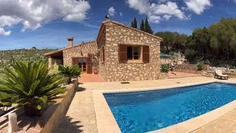 Expose Naturstein-Finca mit herrlichem Panorama-Meerblick in Son Servera, Mallorca