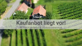 Expose Kaufanbot liegt vor! - Kleines Winzerhaus mit Weingarten am Klöchberg