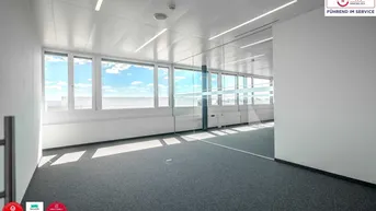Expose Gut aufgeteiltes, hochmodernes Büro mit 454 m2 Gesamtnutzfläche in der Seestadt zu mieten, 4.620 € brutto pro Monat, 8,48 € netto pro m²