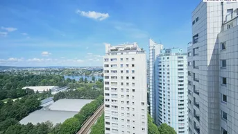 Expose *Über den Wolken* 1 Zimmer Wohnung im 19. Liftstock mit Blick auf die Donau! Nähe UNO City!