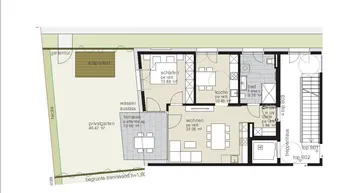 Expose Neubau im Zentrum - Top B.032,5-Zimmerwohnung mit GartenWOHNBAUFÖRDERUNG