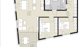 Expose Neubau im Zentrum - Top B.053-Zimmerwohnung im 1. OGATTRAKTIVE FINANZIERUNG