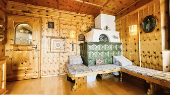 Expose WOHNPERLE in Seefeld: 104m² große 4-Zimmerwohnung mit TIROLER ZIRBENSTUBE und 3 Balkonen fußläufig zum Skigebiet!