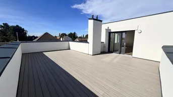 Expose ERSTBEZUG | Gemütliche Dachgeschoss-Maisonette mit beeindruckender Terrasse | Nächst der Lobau