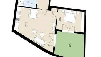 Expose großzügige 2 Zimmerwohnung mit Garten